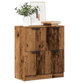 VidaXL Dressoir 60x30x70 cm bewerkt hout oud houtkleurig