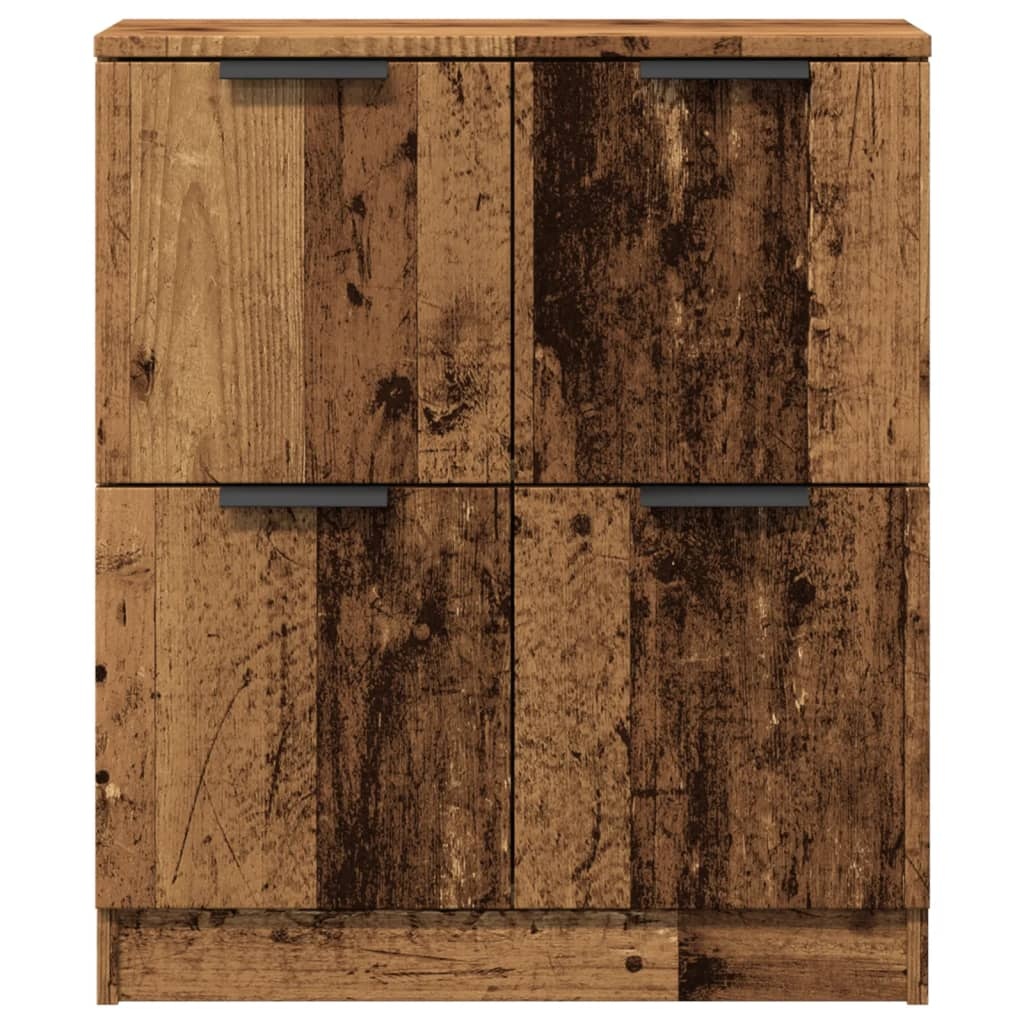 VidaXL Dressoir 60x30x70 cm bewerkt hout oud houtkleurig