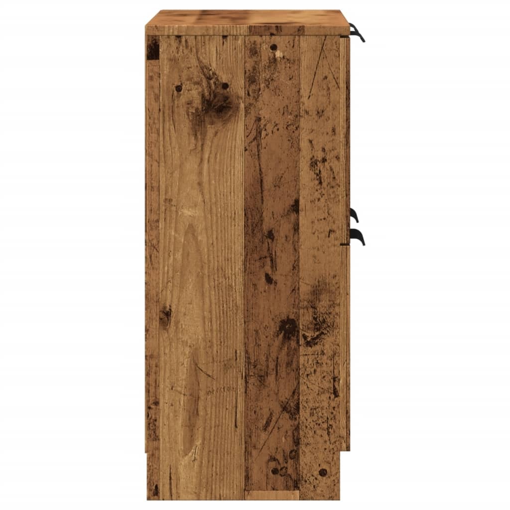 VidaXL Dressoir 60x30x70 cm bewerkt hout oud houtkleurig