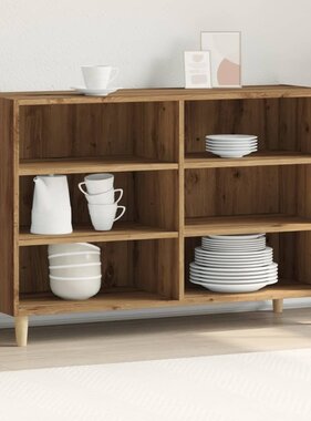 VidaXL Dressoir 103,5x35x70 cm bewerkt hout artisanaal eikenkleurig