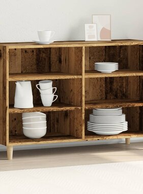 VidaXL Dressoir 103,5x35x70 cm bewerkt hout oud houtkleurig