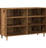 VidaXL Dressoir 103,5x35x70 cm bewerkt hout oud houtkleurig