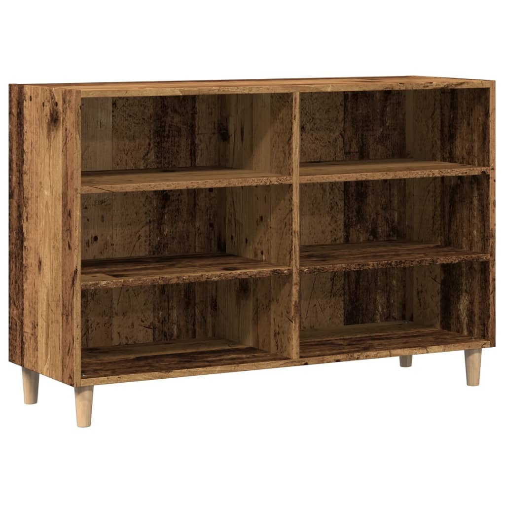 VidaXL Dressoir 103,5x35x70 cm bewerkt hout oud houtkleurig