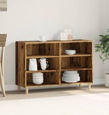 VidaXL Dressoir 103,5x35x70 cm bewerkt hout oud houtkleurig