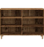 VidaXL Dressoir 103,5x35x70 cm bewerkt hout oud houtkleurig
