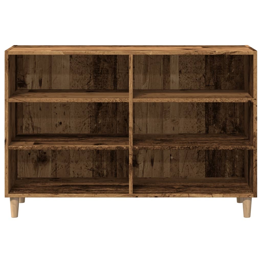 VidaXL Dressoir 103,5x35x70 cm bewerkt hout oud houtkleurig