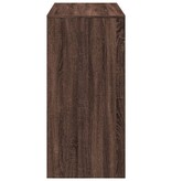 VidaXL Bartafel 102x50x103,5 cm bewerkt hout bruin eikenkleur