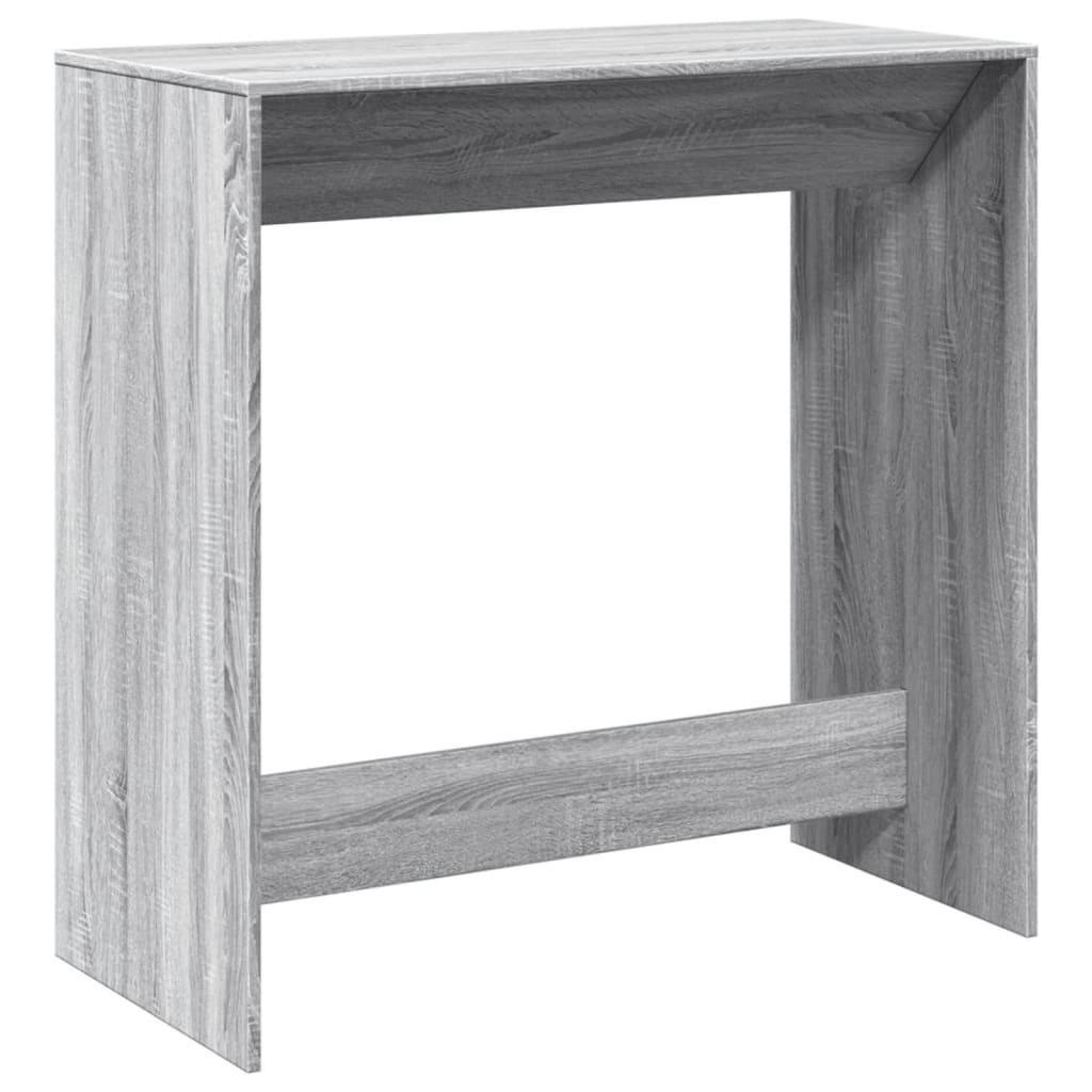 VidaXL Bartafel 102x50x103,5 cm bewerkt hout grijs sonoma eikenkleur