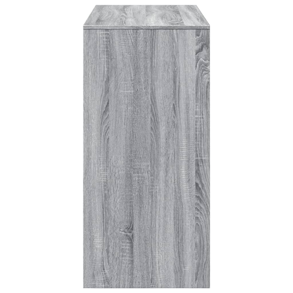 VidaXL Bartafel 102x50x103,5 cm bewerkt hout grijs sonoma eikenkleur