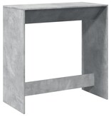 VidaXL Bartafel 102x50x103,5 cm bewerkt hout betongrijs
