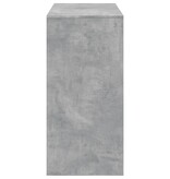 VidaXL Bartafel 102x50x103,5 cm bewerkt hout betongrijs