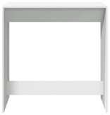 VidaXL Bartafel 102x50x103,5 cm bewerkt hout wit