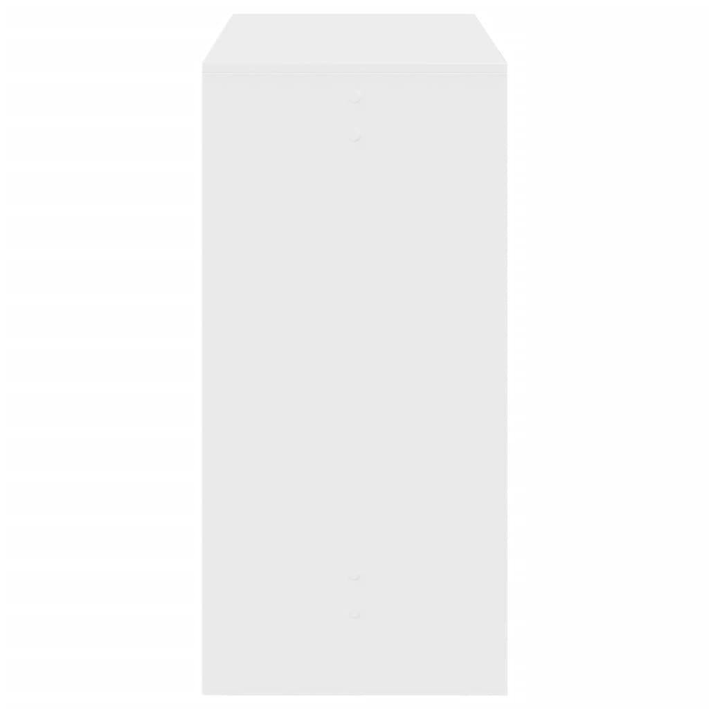 VidaXL Bartafel 102x50x103,5 cm bewerkt hout wit
