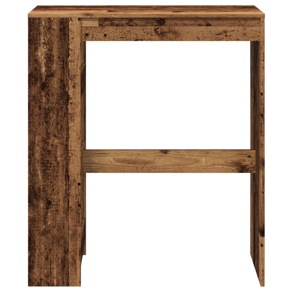 VidaXL Bartafel met rekken 90x40x103,5 cm bewerkt hout oud houtkleurig