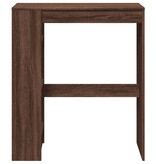 VidaXL Bartafel met rekken 90x40x103,5 cm bewerkt hout bruin eiken