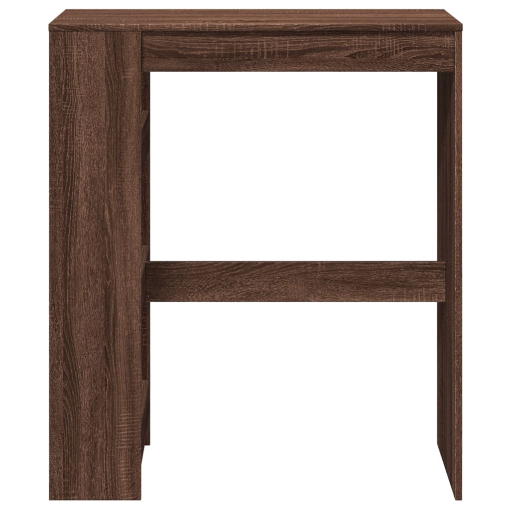 VidaXL Bartafel met rekken 90x40x103,5 cm bewerkt hout bruin eiken