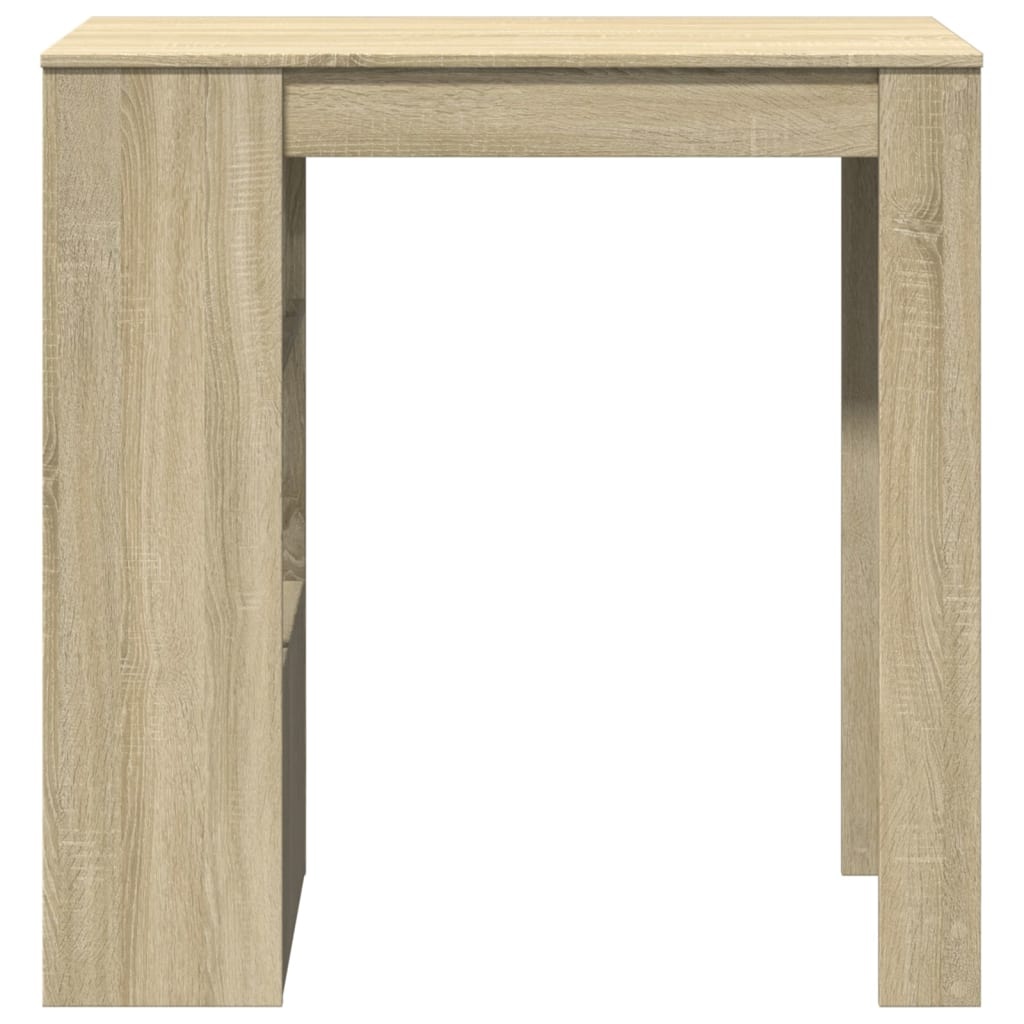 VidaXL Bartafel met rekken 102x50x103,5 cm hout sonoma eikenkleur