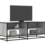 VidaXL Tv-meubel 120,5x40x46 cm bewerkt hout metaal grijs sonoma eiken