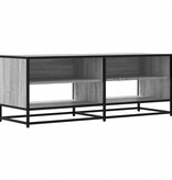 VidaXL Tv-meubel 120,5x40x46 cm bewerkt hout metaal grijs sonoma eiken