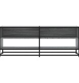 VidaXL Tv-meubel 120,5x40x46 cm bewerkt hout metaal grijs sonoma eiken
