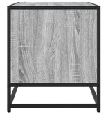 VidaXL Tv-meubel 120,5x40x46 cm bewerkt hout metaal grijs sonoma eiken