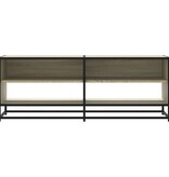 VidaXL Tv-meubel 120,5x40x46cm bewerkt hout metaal sonoma eikenkleurig