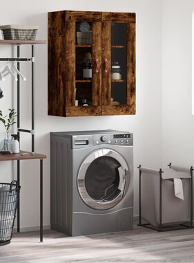 VidaXL Wandkast 69,5x34x90 cm gerookt eikenkleurig