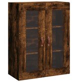 VidaXL Wandkast 69,5x34x90 cm gerookt eikenkleurig