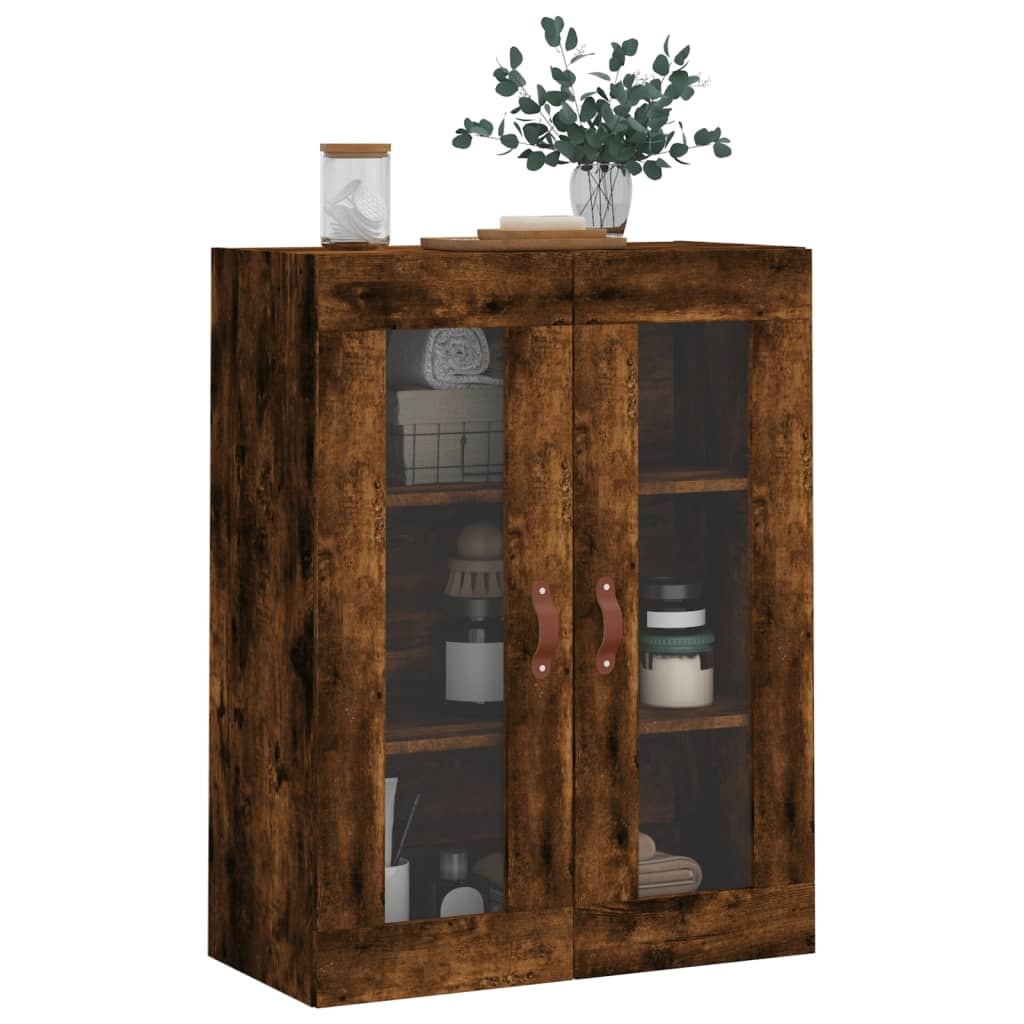 VidaXL Wandkast 69,5x34x90 cm gerookt eikenkleurig