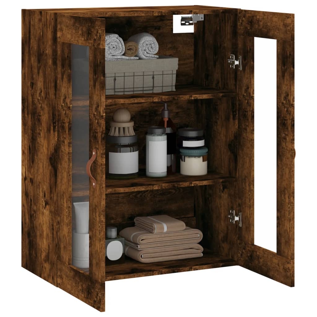 VidaXL Wandkast 69,5x34x90 cm gerookt eikenkleurig