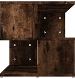 VidaXL Salontafel 40x40x40 cm bewerkt hout gerookt eikenkleurig