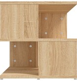 VidaXL Bijzettafel 40x40x40 cm spaanplaat sonoma eikenkleurig
