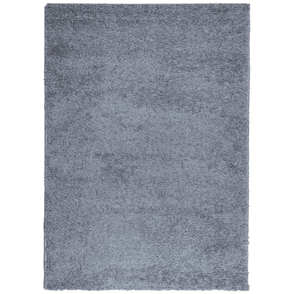 vidaXL Vloerkleed PAMPLONA shaggy hoogpolig modern 200x280 cm blauw