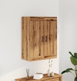 VidaXL Wandkast 69,5x34x90 cm bewerkt hout artisanaal eikenkleurig