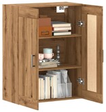 VidaXL Wandkast 69,5x34x90 cm bewerkt hout artisanaal eikenkleurig
