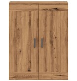 VidaXL Wandkast 69,5x34x90 cm bewerkt hout artisanaal eikenkleurig