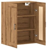 VidaXL Wandkast 69,5x34x90 cm bewerkt hout artisanaal eikenkleurig