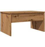 VidaXL Salontafel 80x50,5x41,5 cm bewerkt hout artisanaal eikenkleurig