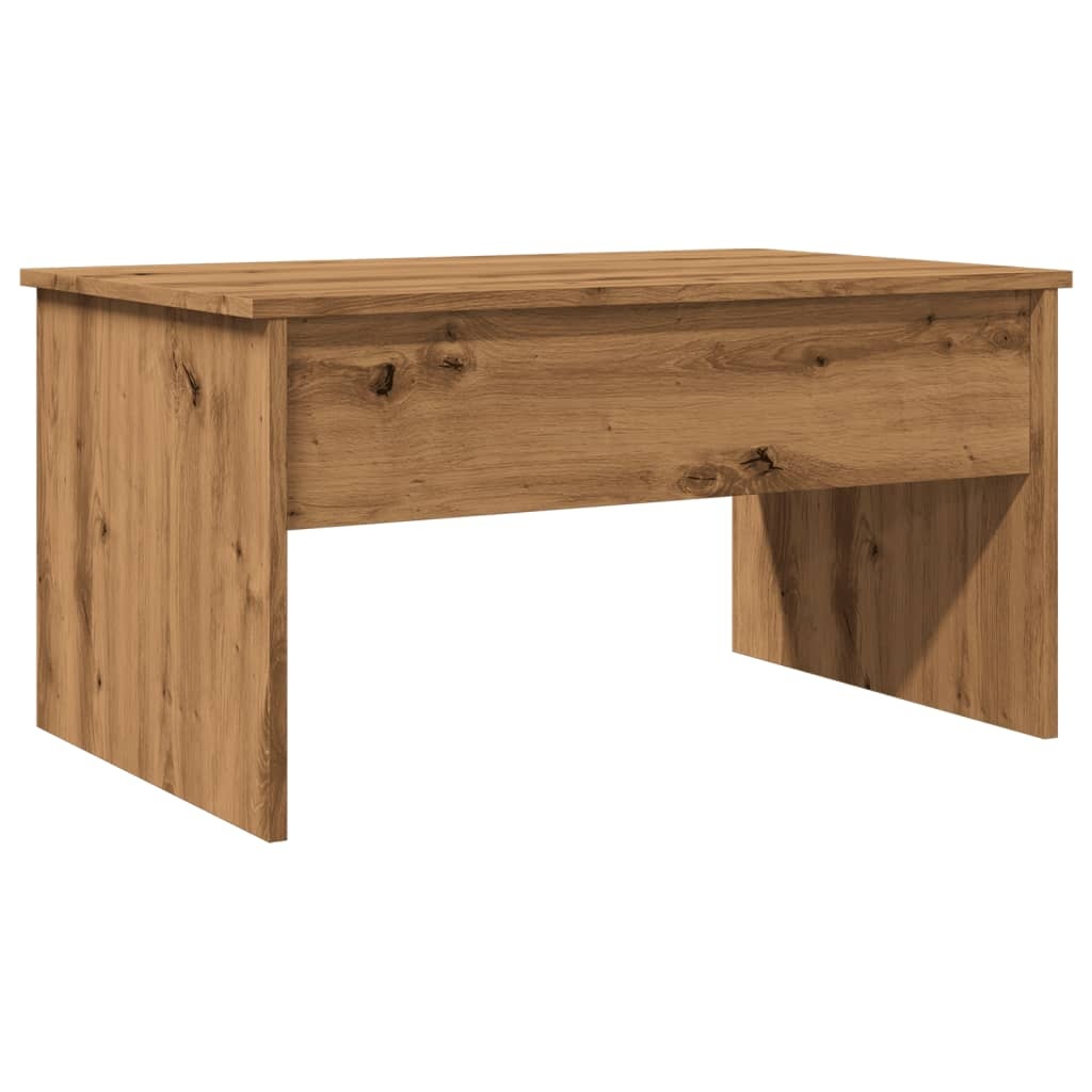 VidaXL Salontafel 80x50,5x41,5 cm bewerkt hout artisanaal eikenkleurig