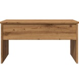VidaXL Salontafel 80x50,5x41,5 cm bewerkt hout artisanaal eikenkleurig