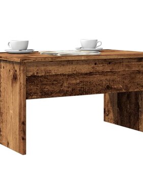 VidaXL Salontafel 80x50,5x41,5 cm bewerkt hout oud houtkleurig