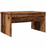 VidaXL Salontafel 80x50,5x41,5 cm bewerkt hout oud houtkleurig
