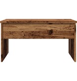 VidaXL Salontafel 80x50,5x41,5 cm bewerkt hout oud houtkleurig