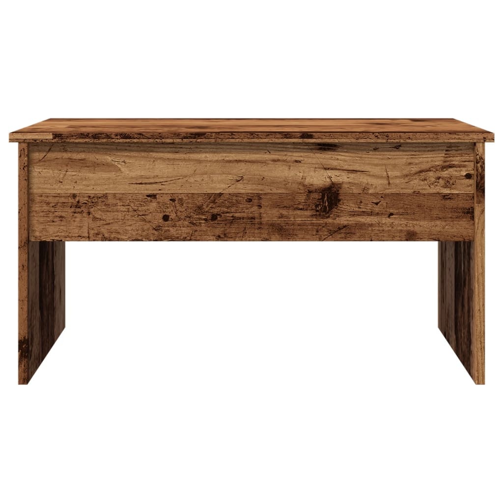 VidaXL Salontafel 80x50,5x41,5 cm bewerkt hout oud houtkleurig