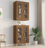 VidaXL Hangkast 69,5x34x90 cm bruin eikenkleur