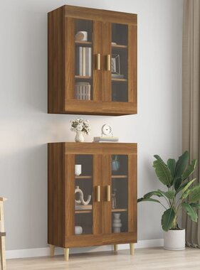 VidaXL Hangkast 69,5x34x90 cm bruin eikenkleur