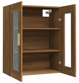 VidaXL Hangkast 69,5x34x90 cm bruin eikenkleur