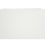 VidaXL Plantenbak 62x40x39 cm staal wit