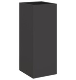 VidaXL Plantenbak 32x29x75 cm staal zwart