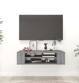 VidaXL Tv-hangmeubel 100x30x26,5 cm bewerkt hout grijs sonoma eiken